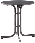 Sieger Boulevard Klapptisch &Oslash;70cm Stahl/Mecalit Pro Dunkelgrau 207/G