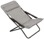 Lafuma Transabed Liegestuhl verstellbar Stahl/BeComfort Hellgrau LFM2829.8901