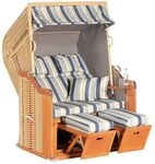 Sunny Smart Rustikal 255 Plus Strandkorb Geflecht/Fichte Sand 70117402-1236