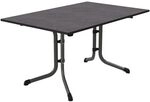 Sieger Boulevard Klapptisch 140x90cm Stahl/Vivodur Dunkelgrau 3170-55