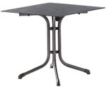 Sieger Boulevard Klapptisch 80x80cm Stahl/Polytec Dunkelgrau 5130-30