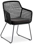 Niehoff Kubu Gartensessel Aluminium mit Sitzkissen Dunkelgrau G401-100-441