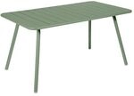 Fermob Luxembourg Gartentisch 143x80cm Aluminium Gr&uuml;n 4133-82
