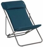 Lafuma Maxi Transat+ Liegestuhl Stahl/BeComfort Blau LFM5175.8900
