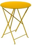 Fermob Bistro Klapptisch &Oslash;60cm Stahl Gelb 0245-C6