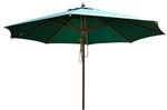 Zebra Rumba Novo Sonnenschirm &Oslash;350cm Holz/Olefin Gr&uuml;n AR2907