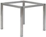OUTLIV. Gartentisch-Gestell 90x90cm Edelstahl Hellgrau BK-KDT-001