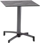 Kettler Tube Klapptisch 70x70cm Aluminium/HPL Dunkelgrau SET-1393340