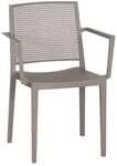 Siena Garden Square Stapelsessel Kunststoff Taupe R15578