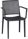 Siena Garden Lane Stapelsessel Kunststoff Dunkelgrau R15586