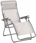 Lafuma Futura XL Relaxliege Stahl/Batyline Duo Sand LFM3116.9714