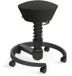 Aeris 102-HB-STBK-BK-UR01, Aeris Swopper Kunstleder schwarz | Gestell schwarz 