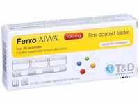 PZN-DE 15250352, T & D Pharma FERRO AIWA 100 mg Filmtabletten 20 St, Grundpreis: