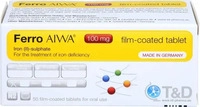 PZN-DE 15250375, T & D Pharma FERRO AIWA 100 mg Filmtabletten 50 St, Grundpreis: