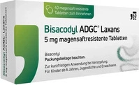 PZN-DE 18026543, Zentiva Pharma BISACODYL ADGC Laxans 5 mg magensaftres.Tabletten 40