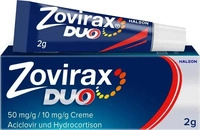 PZN-DE 13170548, Haleon 60000000138512, Haleon ZOVIRAX Duo 50 mg/g / 10 mg/g Creme 2