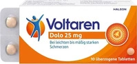 PZN-DE 00927257, Haleon 60000000118597, Haleon VOLTAREN Dolo 25 mg &uuml;berzogene