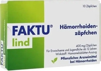 PZN-DE 17836441, DR. KADE Pharmazeutische Fabrik FAKTU lind H&auml;morrhoidenz&auml;pfchen 10