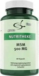 PZN-DE 10917449, 11 A Nutritheke MSM 500 mg Kapseln 60 St, Grundpreis: &euro; 0,22 /