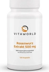 PZN-DE 10172937, Vita World ROSENWURZ Extrakt 500 mg Kapseln 120 St, Grundpreis: