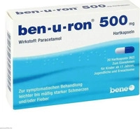 PZN-DE 02710740, Bene Arzneimittel BEN-U-RON 500 mg Kapseln 20 St, Grundpreis: &euro;