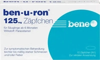 PZN-DE 01260890, Bene Arzneimittel BEN-U-RON 125 mg Suppositorien 10 St, Grundpreis: