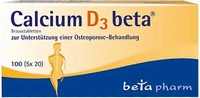 PZN-DE 01842008, betapharm Arzneimittel CALCIUM D3 beta Brausetabletten 100 St,