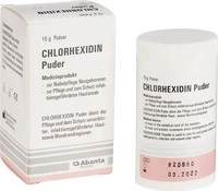 PZN-DE 04701478, Abanta Pharma CHLORHEXIDIN Puder 15 g, Grundpreis: &euro; 438,- / kg