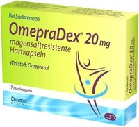 PZN-DE 09064639, Dexcel Pharma OMEPRADEX 20 mg magensaftresistente Hartkapseln 7 St,