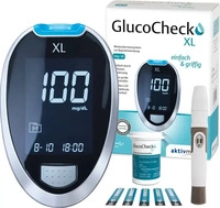 PZN-DE 07543502, Aktivmed 21249, Aktivmed GLUCOCHECK XL Blutzuckermessger&auml;t Set
