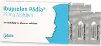 PZN-DE 18157334, P&auml;dia 3001833, IBUPROFEN P&auml;dia 75 mg Z&auml;pfchen 10 St, Grundpreis: