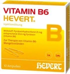 PZN-DE 03919991, Hevert-Arzneimittel VITAMIN B6 HEVERT Ampullen 20 ml,...