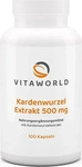 PZN-DE 10780370, Vita World KARDENWURZEL 500 mg Kapseln 100 St, Grundpreis: &euro;