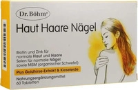 PZN-DE 04037655, Junek Europ-Vertrieb HAUT-HAARE-N&Auml;GEL Tabletten Dr.B&ouml;hm 60 St,
