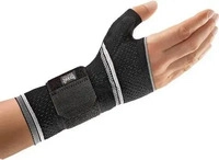 PZN-DE 12573474, Bort 112940, BORT ManuBasic Plus Handgelenkband.li.M schwarz 1 St