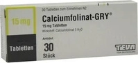PZN-DE 07691378, Teva CALCIUMFOLINAT GRY 15 Tabletten 30 St, Grundpreis: &euro; 6,01