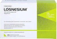 PZN-DE 04373904, MIBE Arzneimittel L&Ouml;SNESIUM Brausegranulat Btl. 20, Grundpreis: