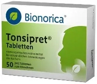 PZN-DE 03524554, Bionorica SE TONSIPRET Tabletten 50 St, Grundpreis: &euro; 0,18 /
