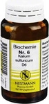 PZN-DE 05955910, Nestmann Pharma BIOCHEMIE 6 Kalium sulfuricum D 6 Tabletten 100 St,