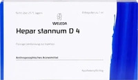 PZN-DE 01623105, Weleda 00159600, Weleda HEPAR STANNUM D 4 Ampullen 8 St, Grundpreis: