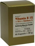 PZN-DE 00093071, FBK-Pharma VITAMIN B12+B6+Fols&auml;ure Komplex N Kapseln 60 St,