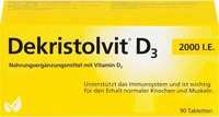 PZN-DE 10818569, Trommsdorff DEKRISTOLVIT D3 2000 I.E. Tabletten 90 St, Grundpreis: