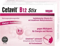 PZN-DE 16333270, Cefak CEFAVIT B12 Stix Granulat 45, Grundpreis: &euro; 240,48 / kg
