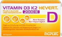 PZN-DE 19295682, Hevert-Arzneimittel VITAMIN D3 K2 Hevert+Calcium u.Magnes.2000 IE
