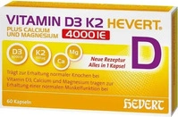 PZN-DE 19295707, Hevert-Arzneimittel VITAMIN D3 K2 Hevert+Calcium u.Magnes.4000 IE