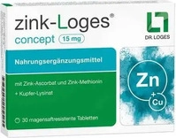 PZN-DE 18398701, Dr. Loges + 70012142, Dr. Loges + ZINK-LOGES concept 15 mg