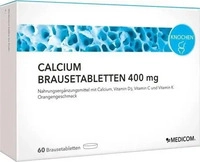 PZN-DE 16160964, MEDICOM Pharma CALCIUM BRAUSETABLETTEN 400 mg 60 St, Grundpreis: