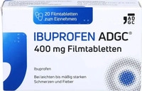 PZN-DE 17445315, Zentiva Pharma IBUPROFEN ADGC 400 mg Filmtabletten 20 St,
