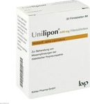 PZN-DE 04643930, K&ouml;hler Pharma 381103, K&ouml;hler Pharma UNILIPON 600 mg Filmtabletten