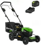 Greenworks GD48LM46SP 48V - Akku-Rasenm&auml;her - Akku 4Ah + Gratis 48-V-Akku 2 Ah, mit